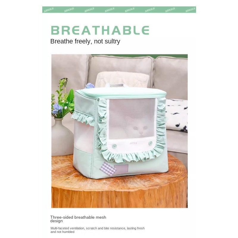 ARKIKA® Frilled Pet Stress-Reducing Backpack - KIKOPALS