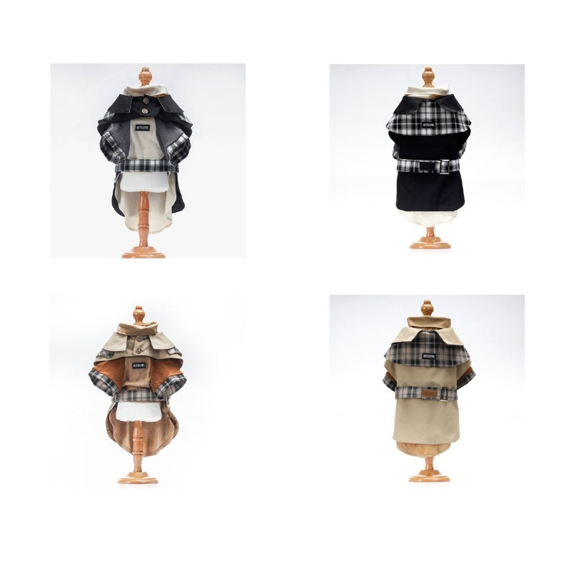 BITEONE® British Style Pet Wool Sweater & Coat