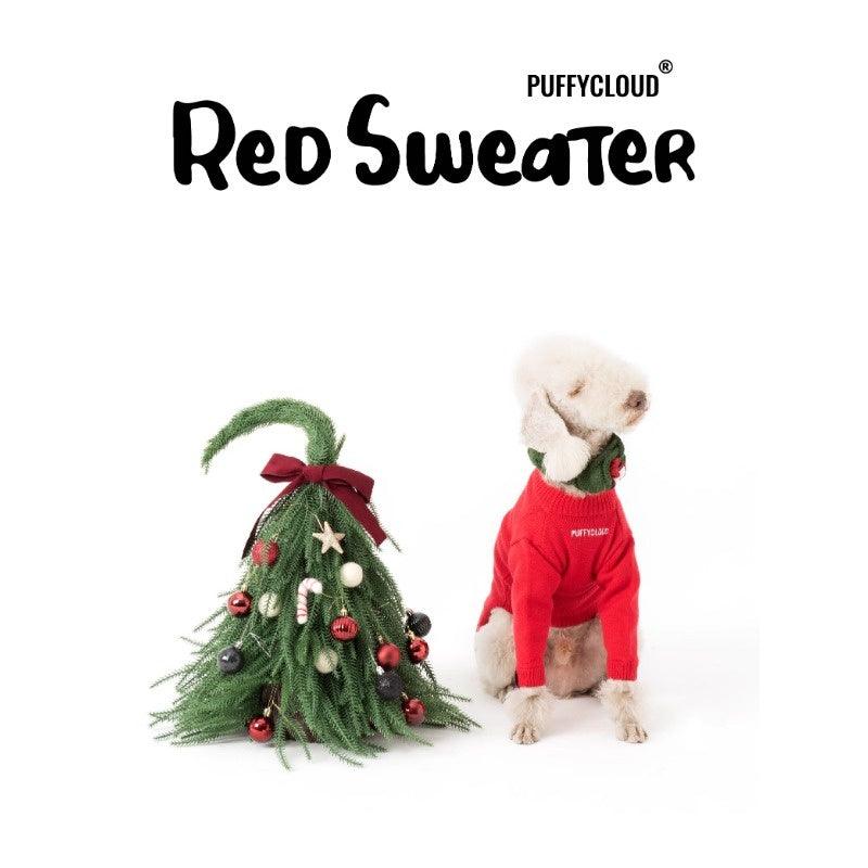 PUFFYCLOUD® Red Dog Sweater - KIKOPALS