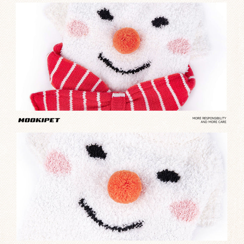 MookiPet® Snowman Scarf Sweater for Dogs