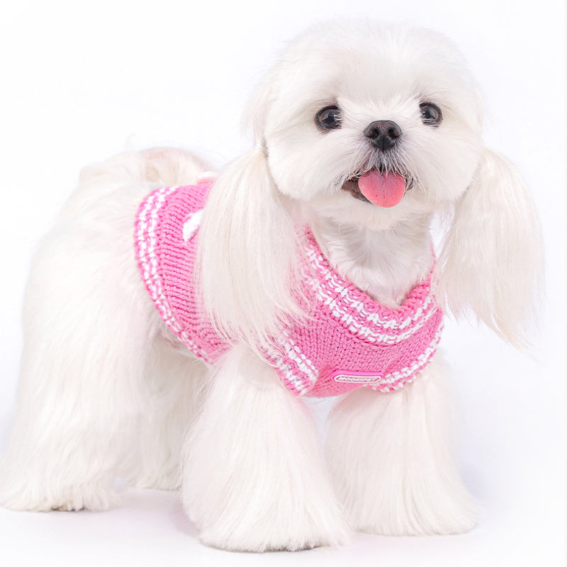 MookiPet® Pink Baseball Sports Vest for Dogs