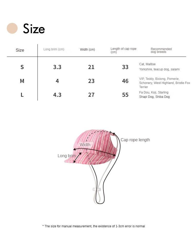 LazyEazy® Striped Pet Hat - KIKOPALS