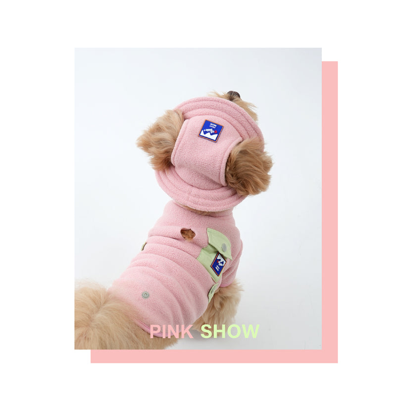 PuppyGallery® Aurora Fleece Fisherman Hat for Small to Medium Dogs