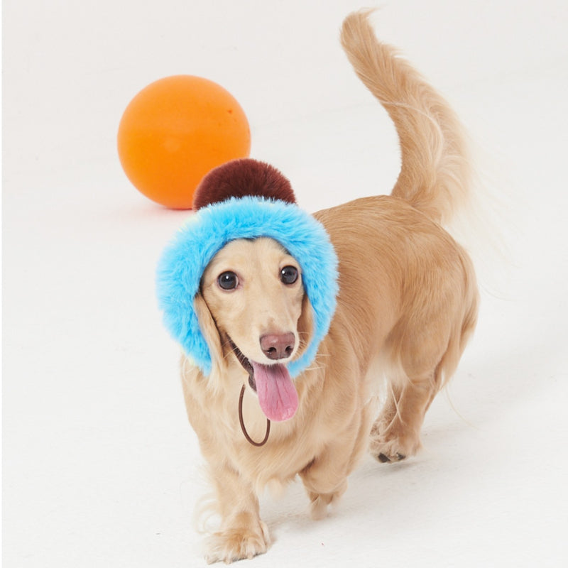 FuzFuz® Plush Ball Hat for Dogs