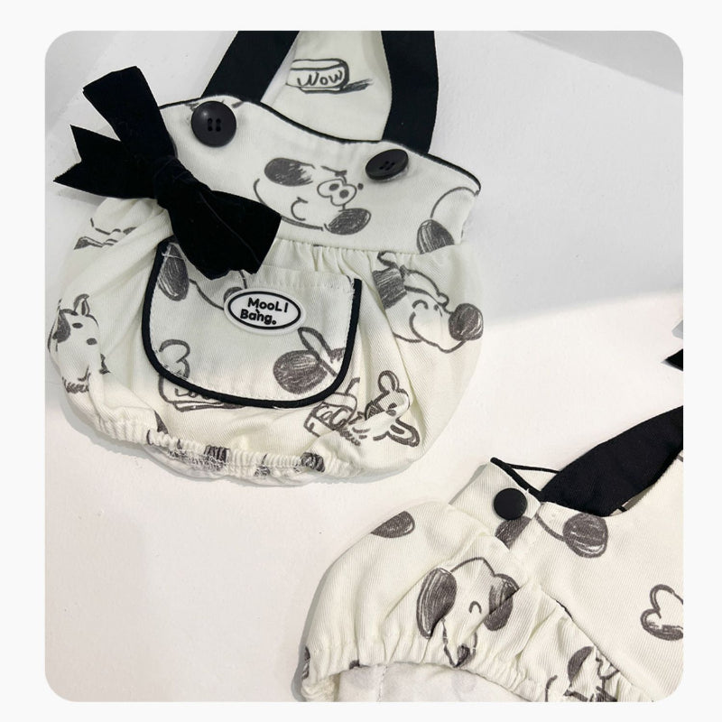 MooliBang® B&W Sleeveless Vest for Dogs