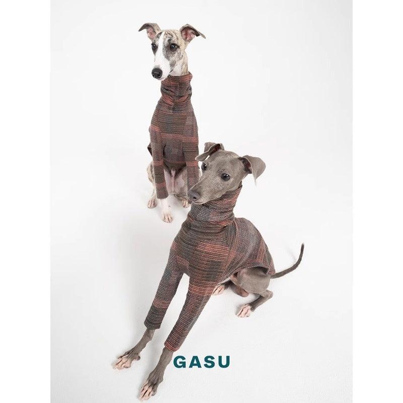 GASU® Pink and Brown Gingham Dog Apparel - KIKOPALS