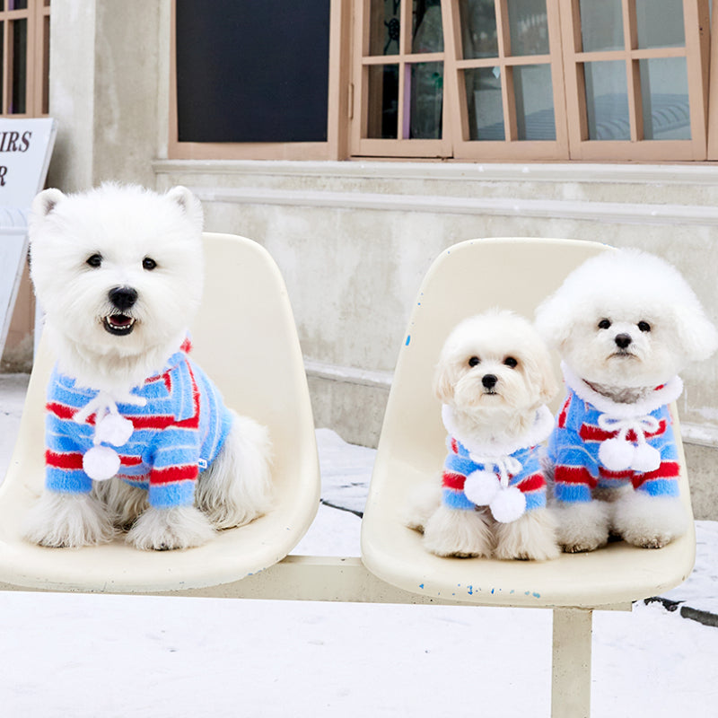 MookiPet® Thickened Blue Pet Sweater for Dogs & Cats