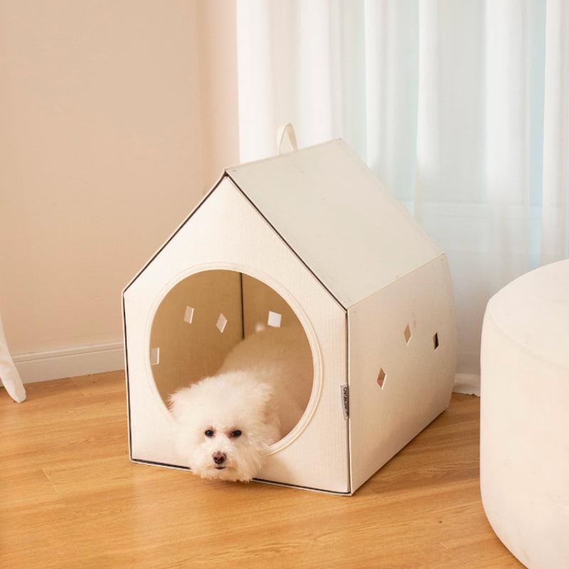 WURENDAO® Half-Covered Igloo Cat Bed - KIKOPALS