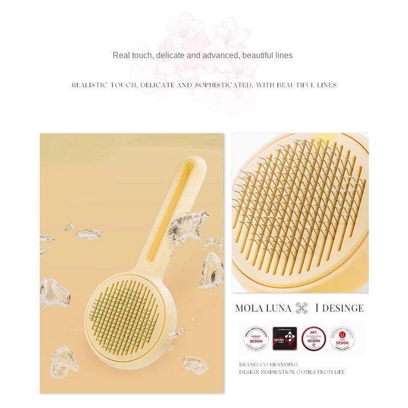 MOLA LUNA® Yellow Pet Grooming Comb - KIKOPALS