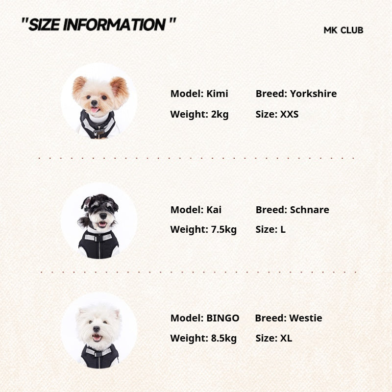 MookiPet® Outdoor Functional Fleece Vest for Dogs – Black