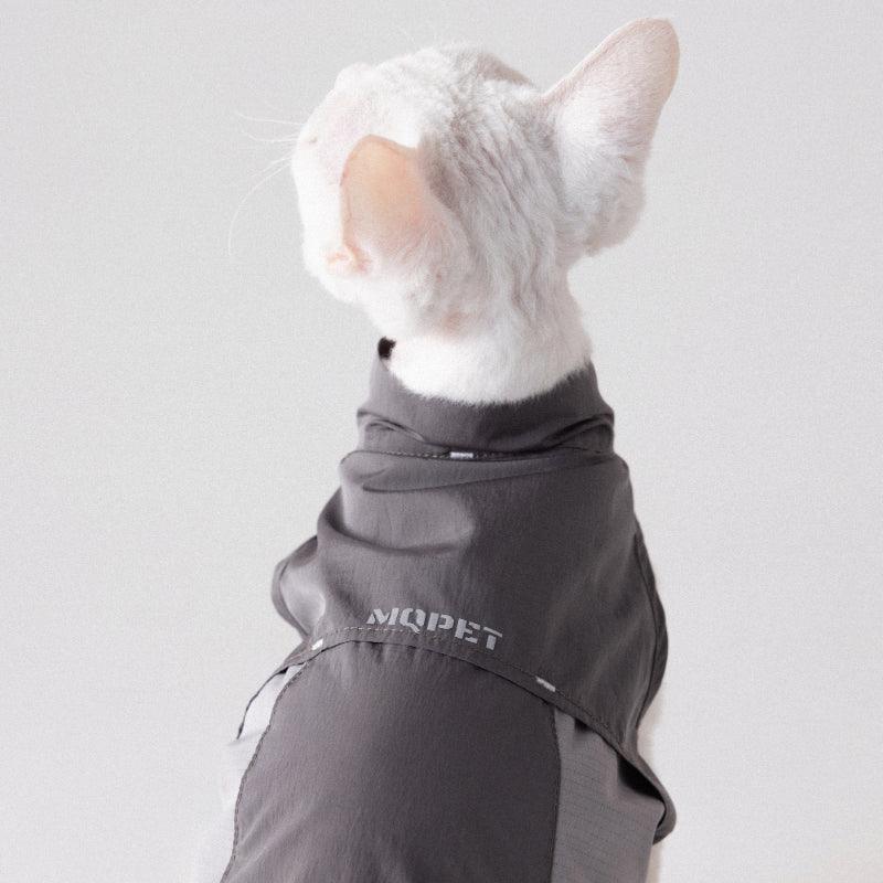 MQPET® Summer Sun-Protective Lightweight Cooling Pet Gray Vest - KIKOPALS