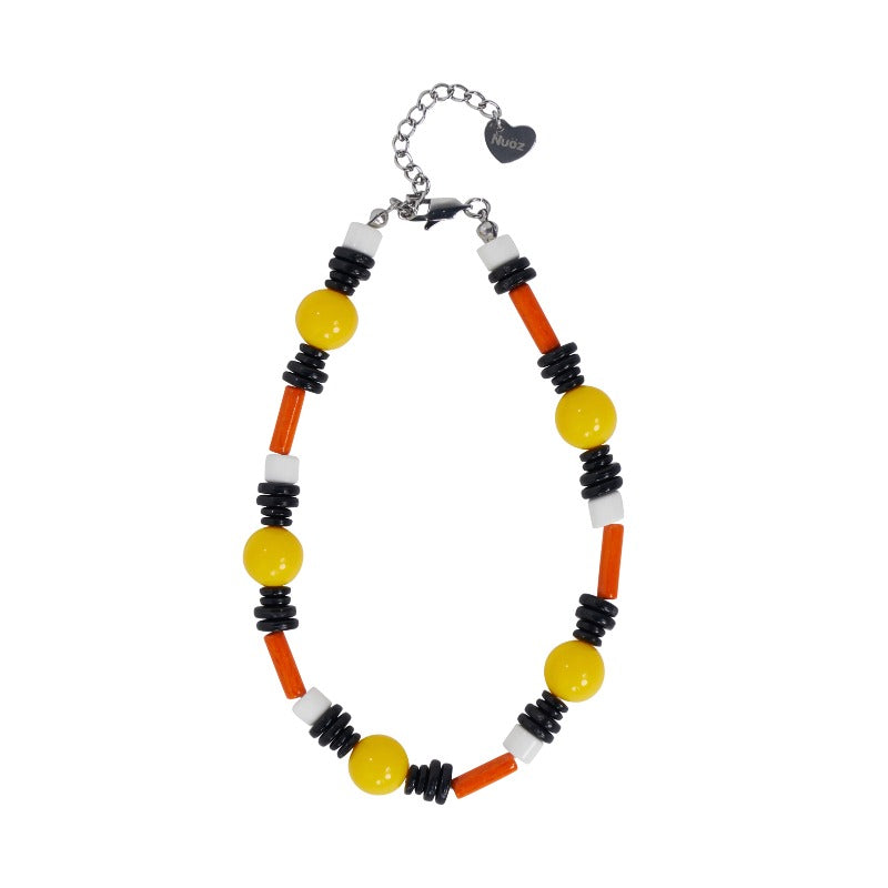 Nuoz® N Series Color-Block Beaded Pet Necklace