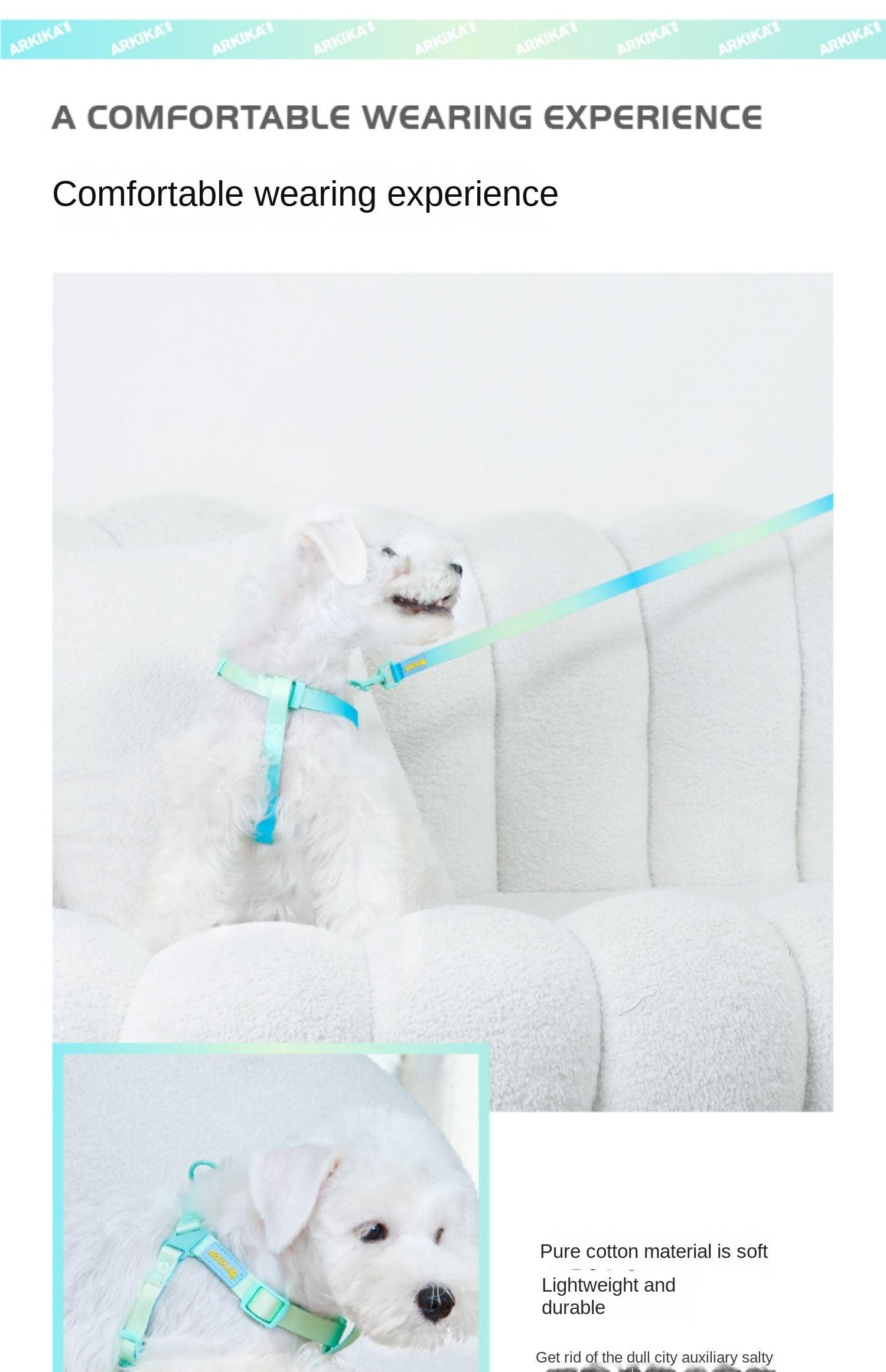 ARKIKA® Gradient No-Pull Dog Harness Leash - KIKOPALS
