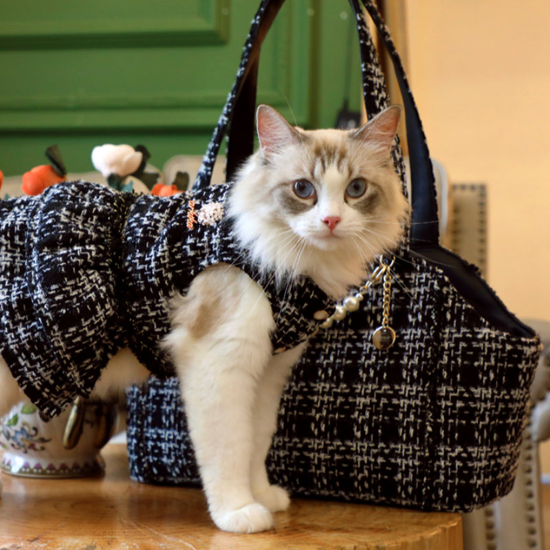 ARKIKA® Chanel-Style Pet Carrier Bag