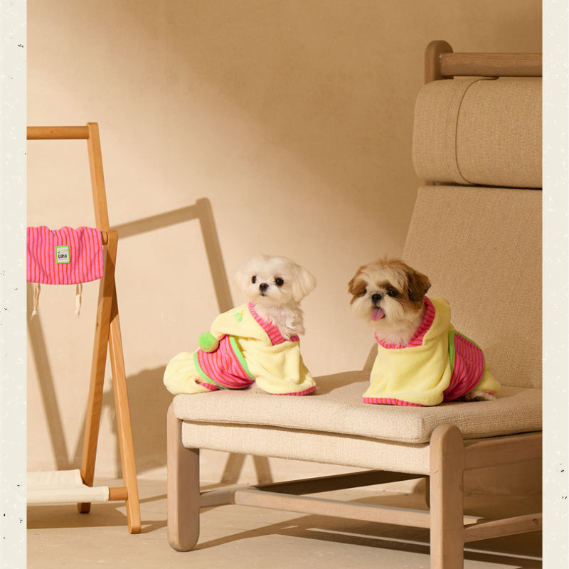 LIKAPAWS® Reversible Pet Bathrobe For Dogs