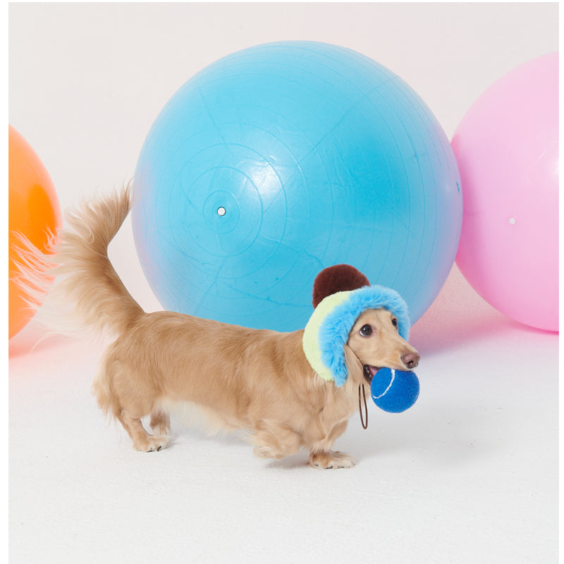 FuzFuz® Plush Ball Hat for Dogs