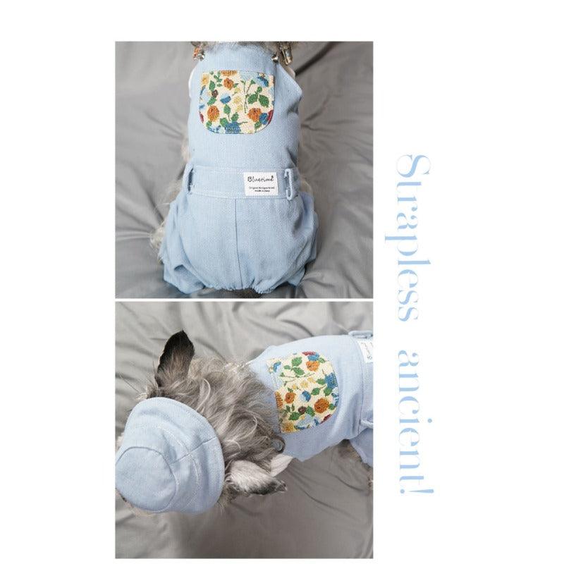 Bluetime® Floral Pet Outfit - KIKOPALS