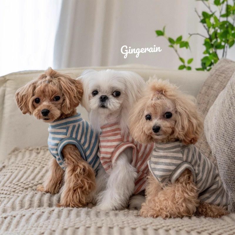 GINGERAIN® Striped Pet Hoodie Vest - KIKOPALS