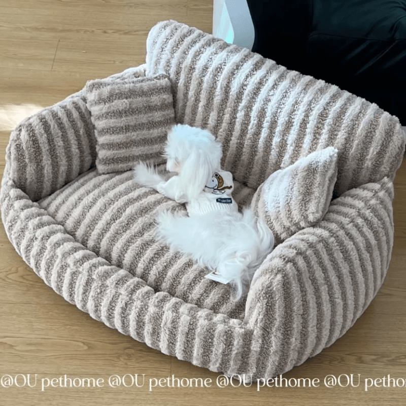 OUpetHome® Suede Pet Sofa Bed - KIKOPALS