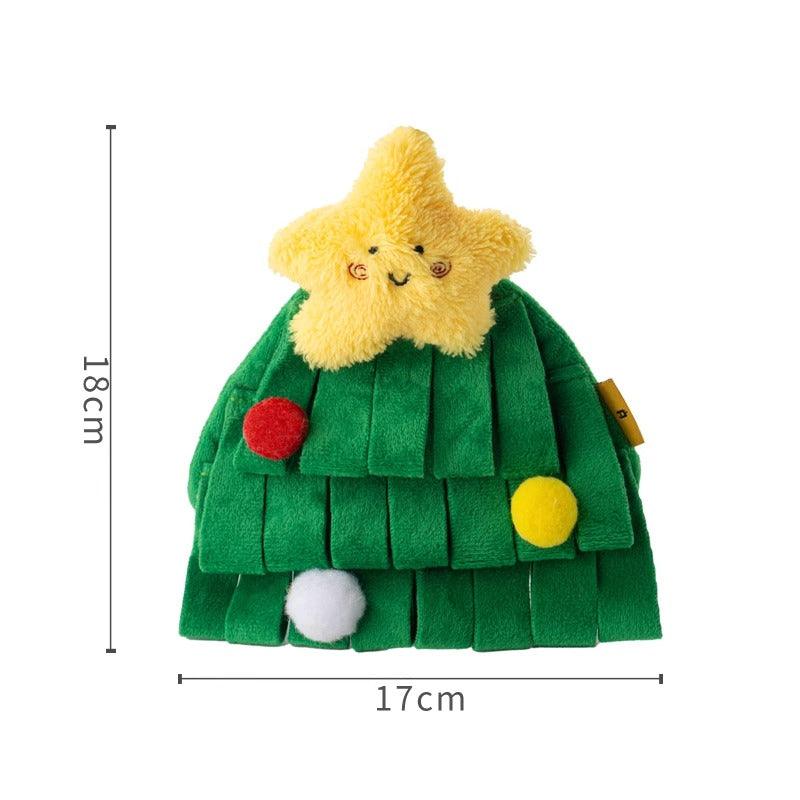 PETSVILLE® Reindeer Ball & Starry Christmas Tree Dog Toy - KIKOPALS