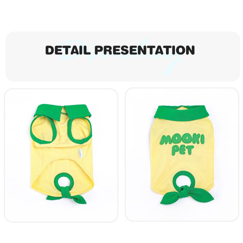 MookiPet® Yellow Lightweight Vest for Small Dogs & Cats