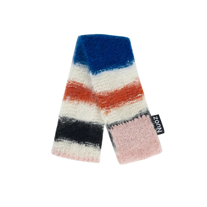 Nuoz® Handmade Customized Pet Scarf - Color Block Mohair Wool for Dogs