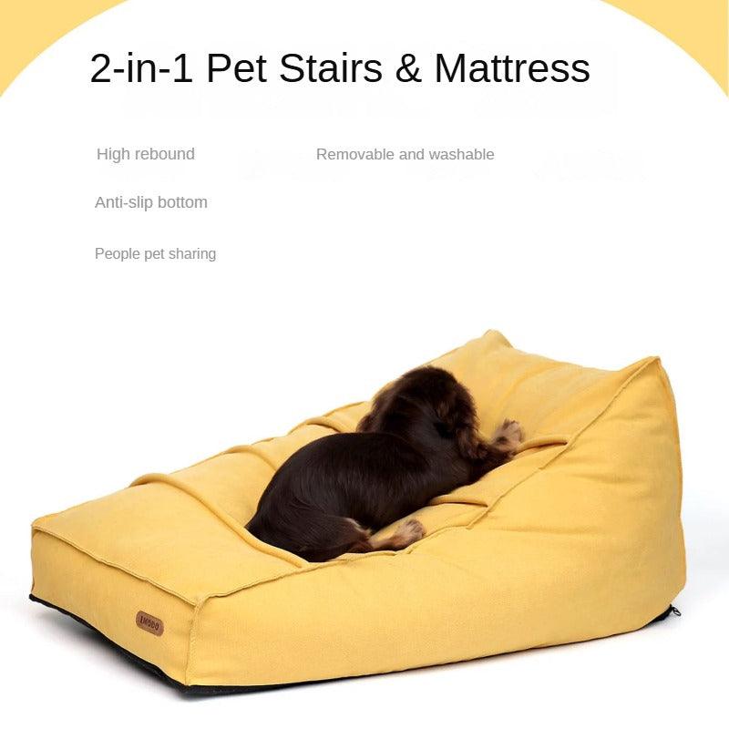 LMODO® 2-in-1 Pet Stairs & Mattress - KIKOPALS