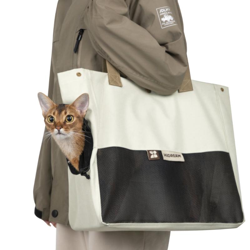 HiDREAM® Single-Shoulder Canvas Pet Carrier - KIKOPALS