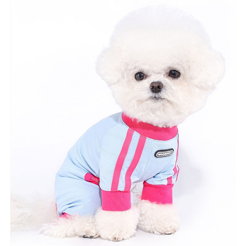 MookiPet® Mesh Cool Four-Legged Clothes for Dogs – Blue