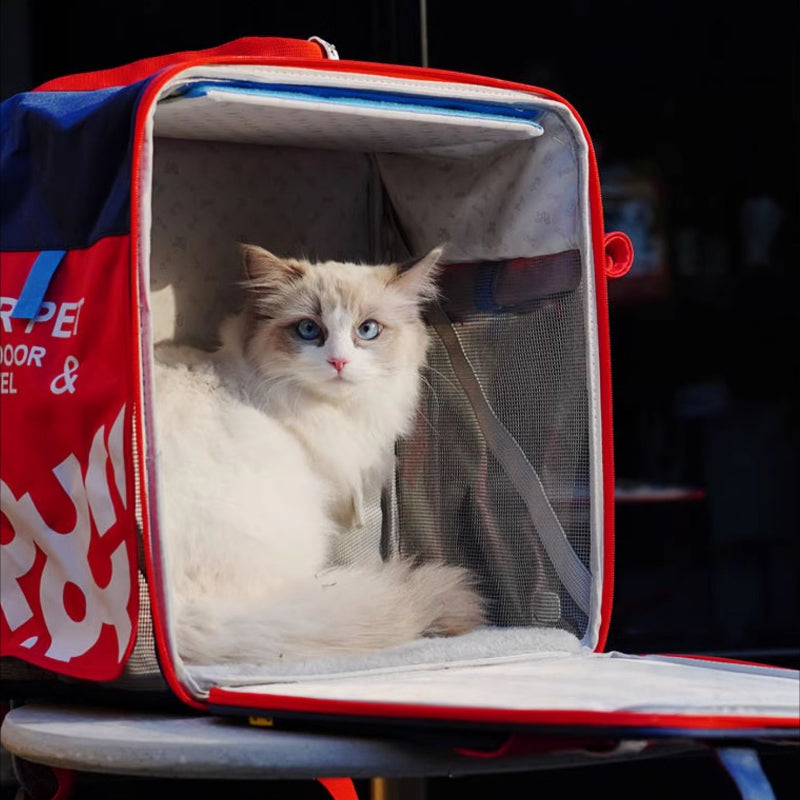 PURRPY® Colorful Pet Backpack Carrier