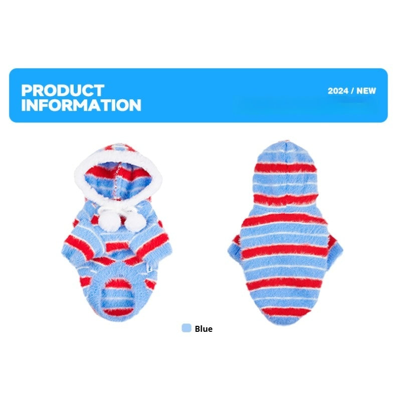 MookiPet® Thickened Blue Pet Sweater for Dogs & Cats