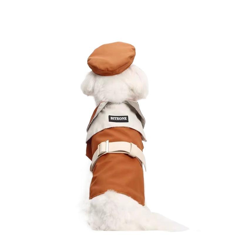 BITEONE® Red/White Dog Coat - KIKOPALS