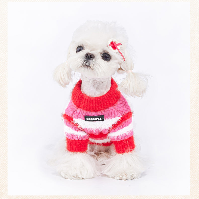 MookiPet® Love Power Generation Sweater - Red for Dogs & Cats