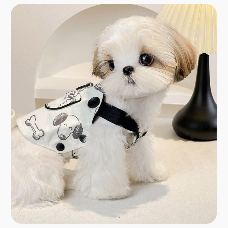 MooliBang® B&W Sleeveless Vest for Dogs