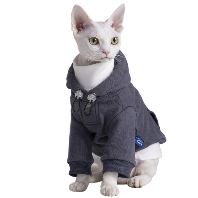 MQPET® Cotton Hooded Pet Sweater - KIKOPALS