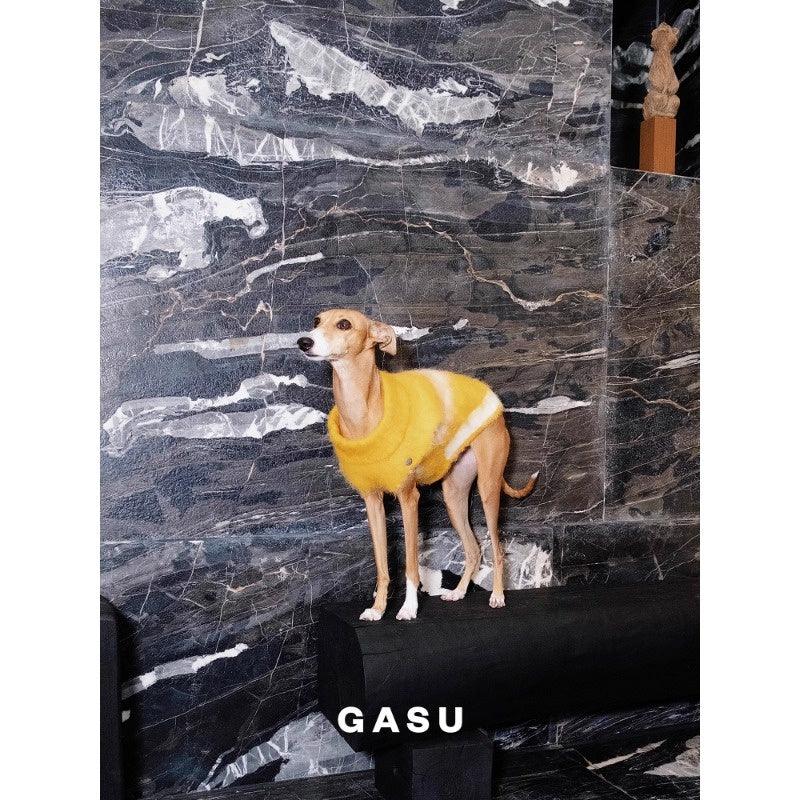 GASU® Bud Yellow Dog Knitted Sweater Vest - KIKOPALS