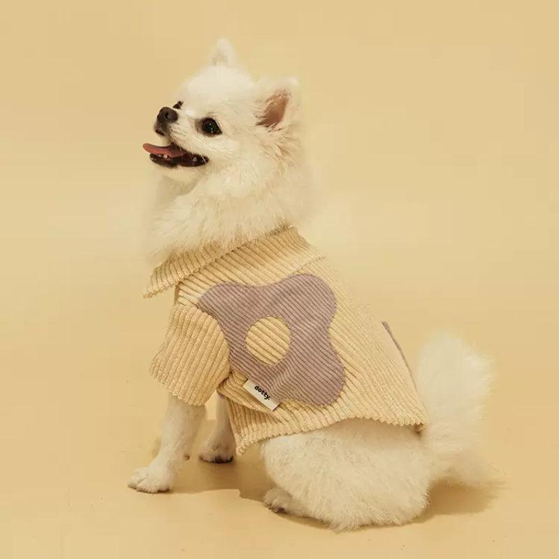 Dottylab® Colorblock Corduroy Pet Shirt - KIKOPALS