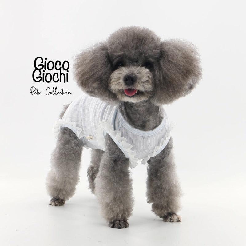 GiocoGiochi® Lace-Trimmed Jacquard Dog Vest - KIKOPALS