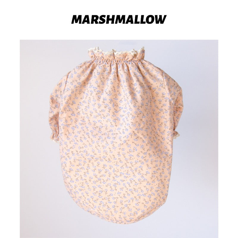 MARSHMALLOW® Comfortable Floral Print Dog Shirt