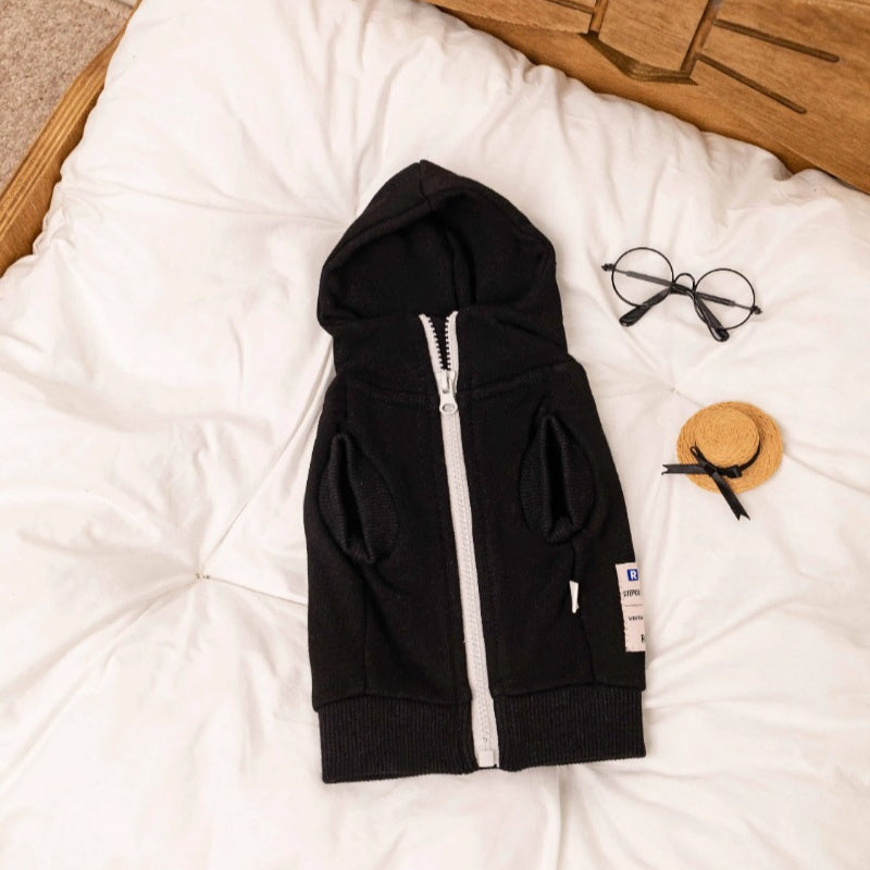 PalettePet® Fashionable Pet Hoodie – Black for Dogs