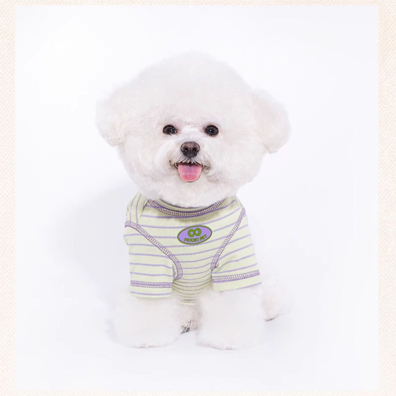 MookiPet® College Hoodie - Striped Pet Clothing for Dogs