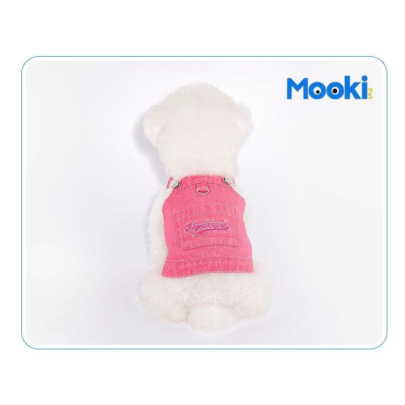 MookiPet® Pink Dog Denim Vest - KIKOPALS