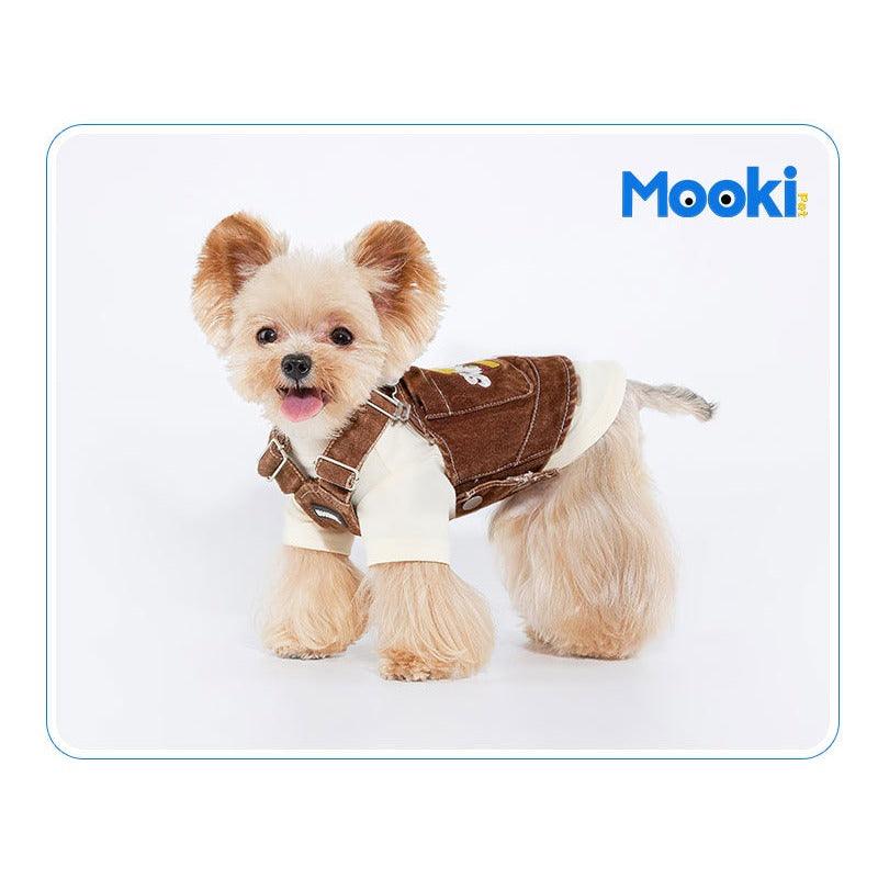 MookiPet® Hamburger Dog Denim Vest - KIKOPALS