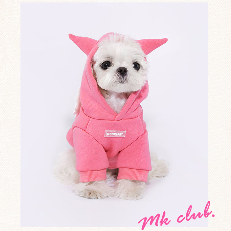 MookiPet® Pink Monster Hoodie for Dogs