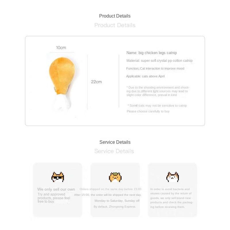 MEOWCARD® Chicken Legs Catnip Toy - KIKOPALS