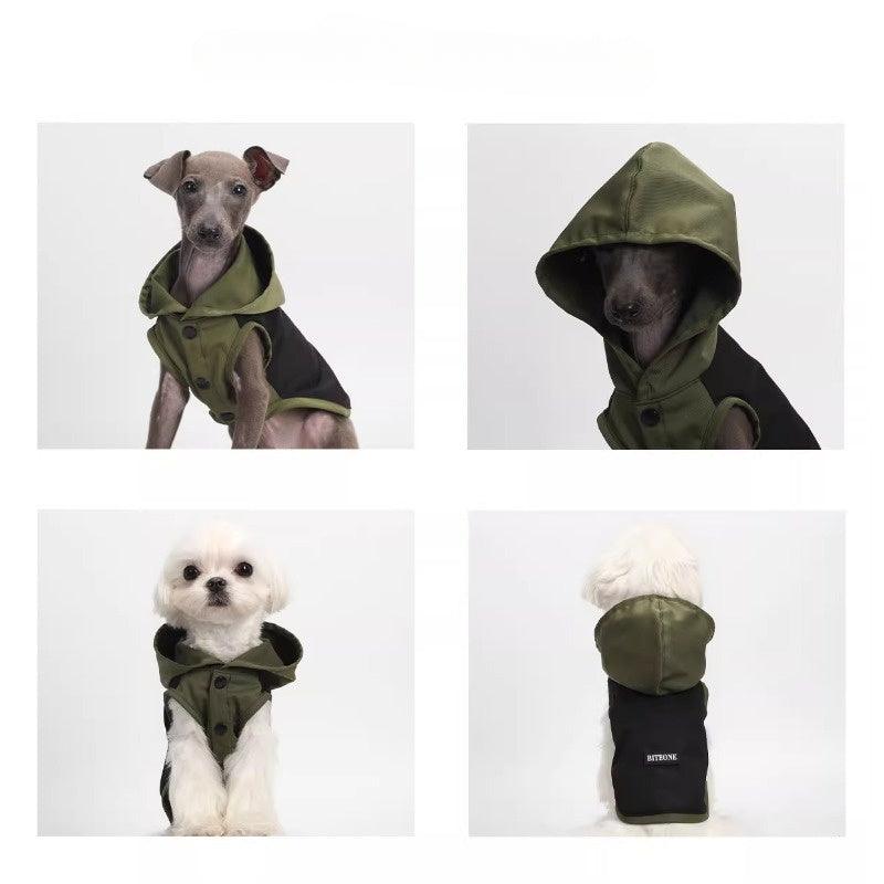 BITEONE® Black/Green Dog Hoodie - KIKOPALS