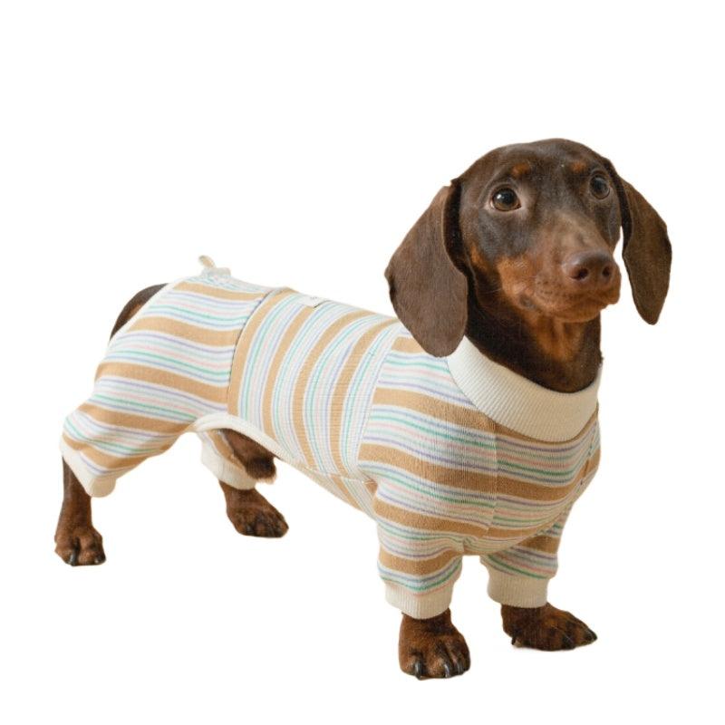 LazyEazy® Striped Colorblock Pet Jumpsuit - KIKOPALS