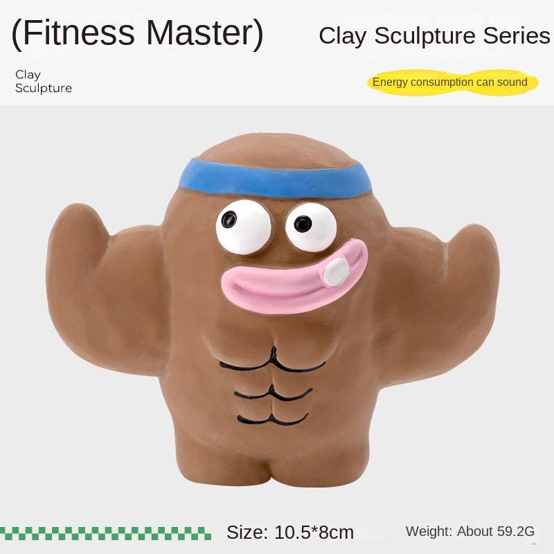 Qmonster® Clay Sculpture Series Dog Plush Toy - KIKOPALS