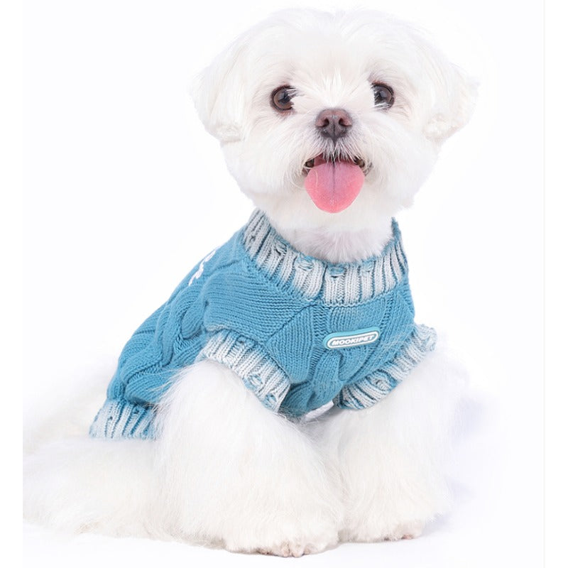 MookiPet® Spray-Painted Sweater Vest for Dogs and Cats – Vintage Style