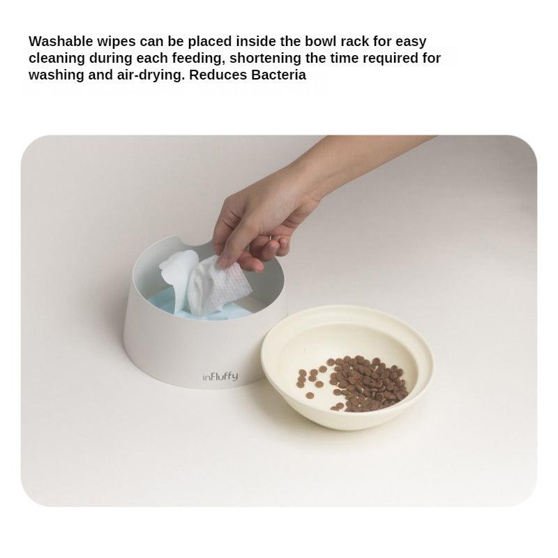 InFluffy® Split Ceramic High Pet Bowl - KIKOPALS